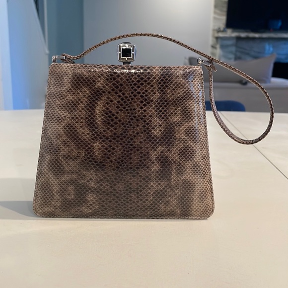 Judith Leiber Handbags - Judith Leiber snakeskin handbag